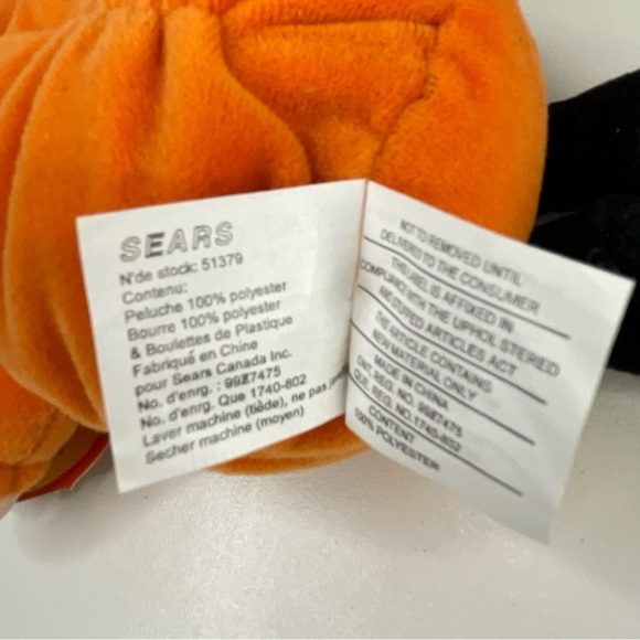 Smilin Jack Vintage Exclusive to Sears Pumpkin Plush Halloween Decor - Picture 5 of 15